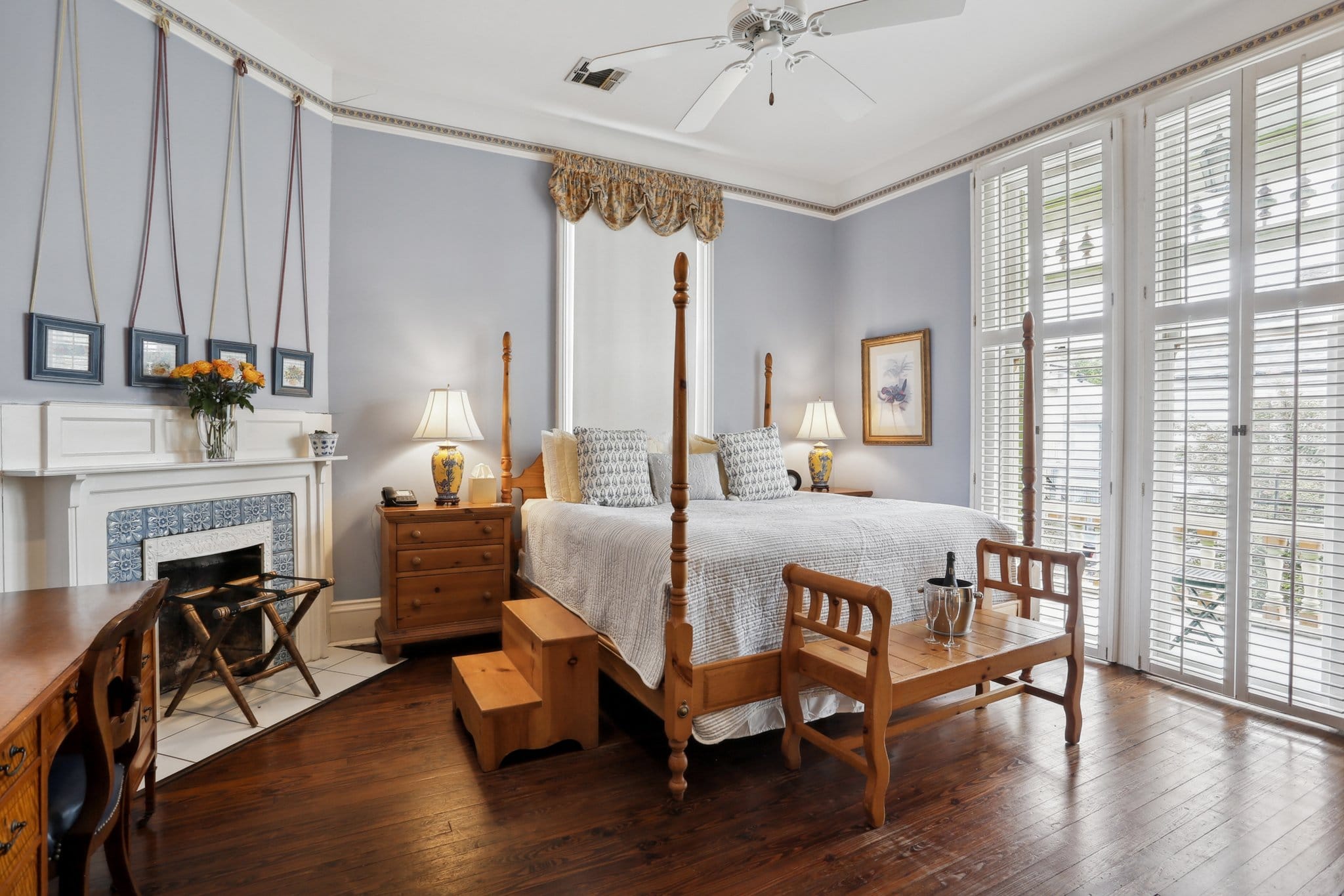 The Dolly guestroom at Maison Perrier Bed & Breakfast in New Orleans